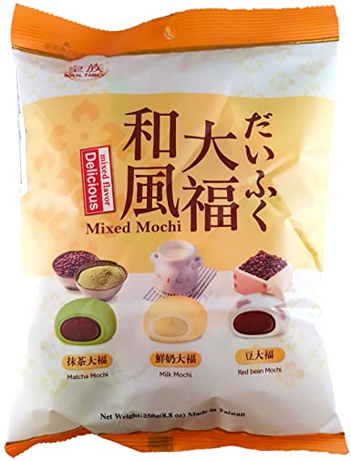 RF Mixed Mochi Matcha/ Milk/ Red Bean 250g