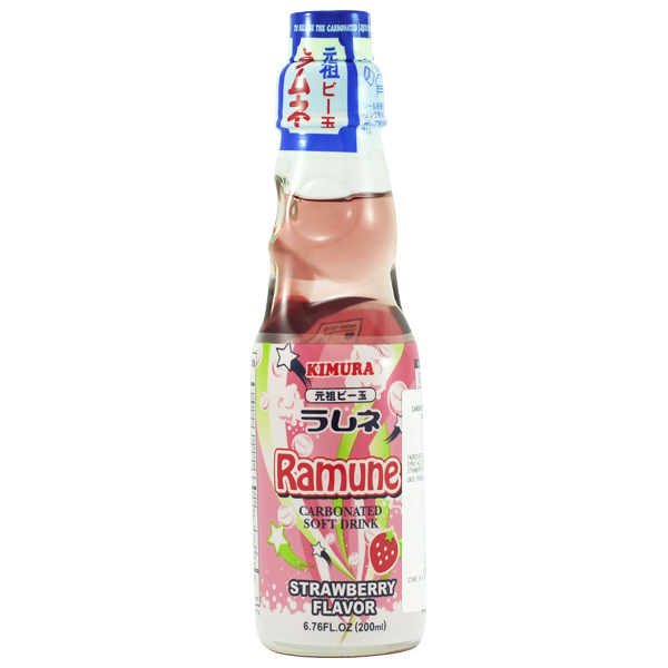 KIMURA Ramune -Strawberry 200ml