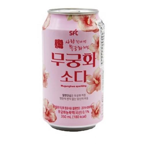 韩国木槿花苏打水 350ml