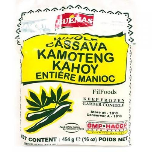 BUENAS Whole Peeled Cassava 454g