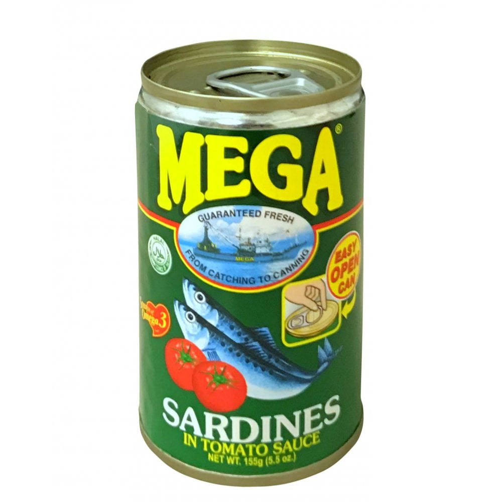 MEGA 番茄汁浸沙丁鱼罐头 155g