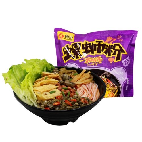 LQ River Snails Rice Noodle- Spicy Pickled Vegetable 335g