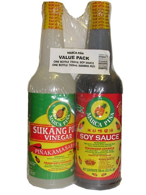 Marca Pina Value Pack Soy Sauce & Vinegar 750ml