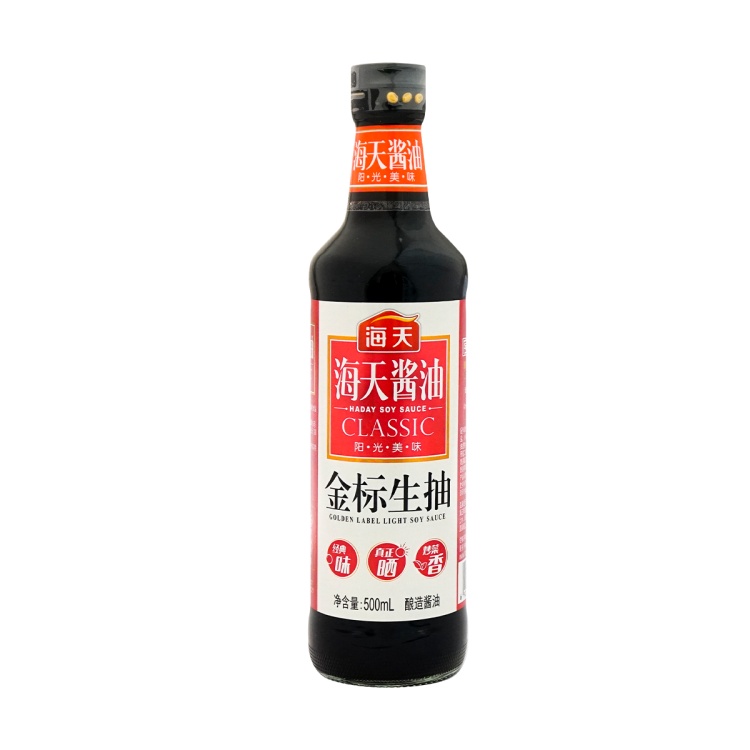 HT Brand Light Soya Sauce G.Label 500ml
