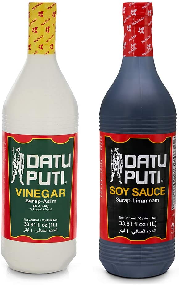 Datu Puti Vinegar & Soy Sauce Value Pack 2x1l