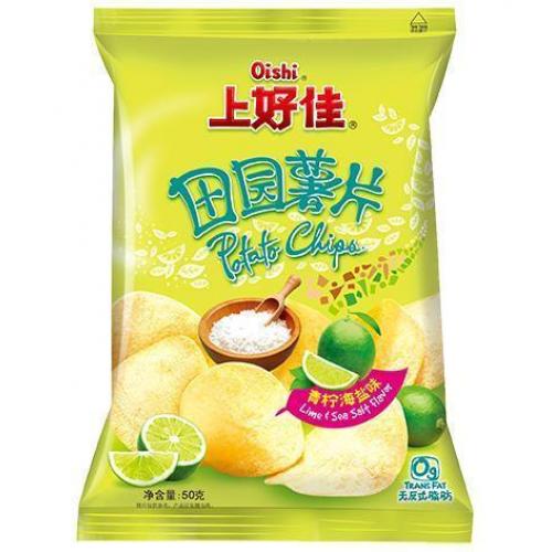 SHJ Potato Chip Lime & Salt 50g