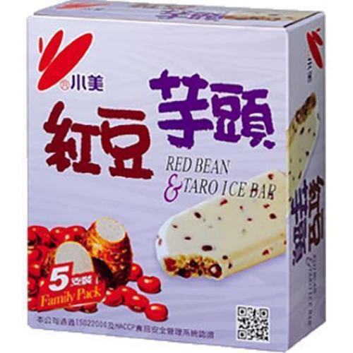 XIAO MEI Red Bean Taro Ice Bar 5x80g