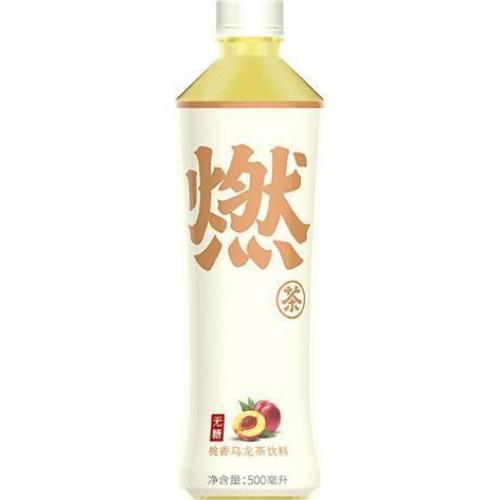 Genki No Sugar Oolong Tea - Peach 500ml