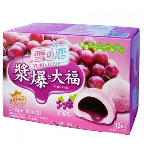 Yuki & Love Daifuku - Grape Flavoured Mochi 180g