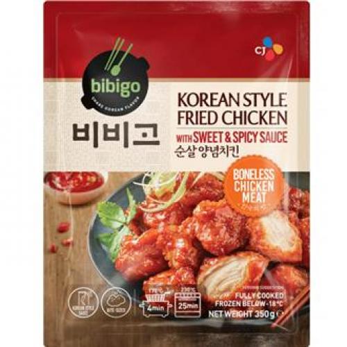 Bibigo韩式炸鸡块 (去骨) 甜辣味 350g