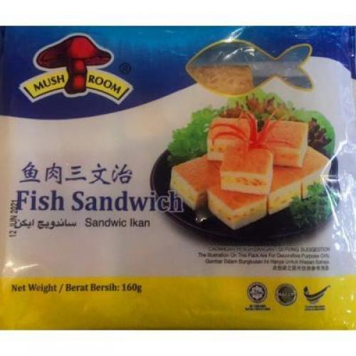Mushroom Brand Fish Sandwich 160g