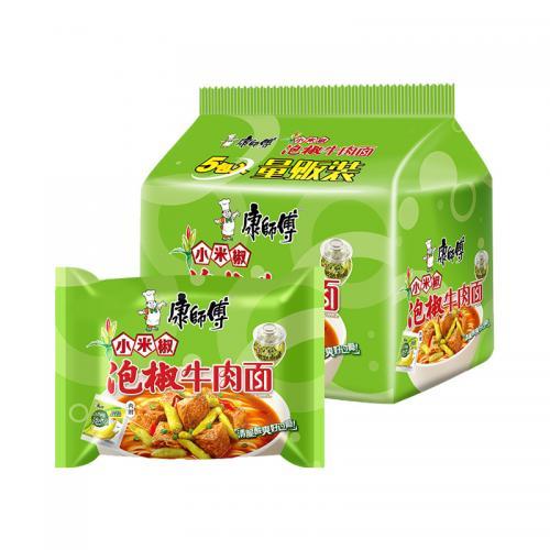 KSF Pickled Mustard & Beef Noodle 5x105g