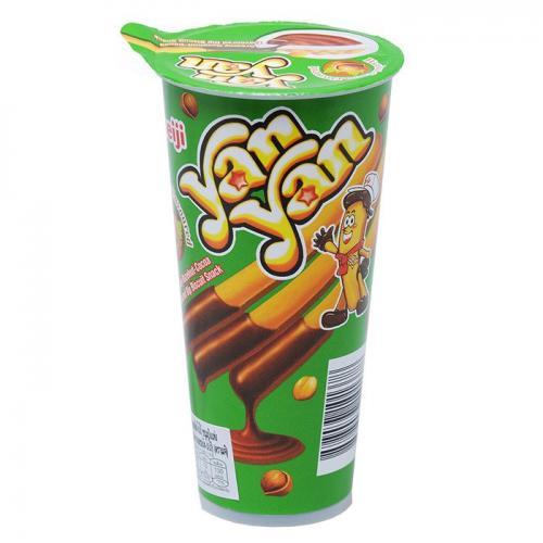 Yan Yan Hazelnut Dip Biscuit Snack Cup 50g