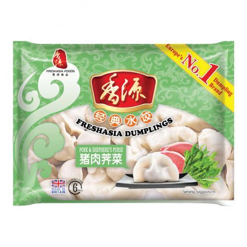 香源猪肉荠菜水饺400g