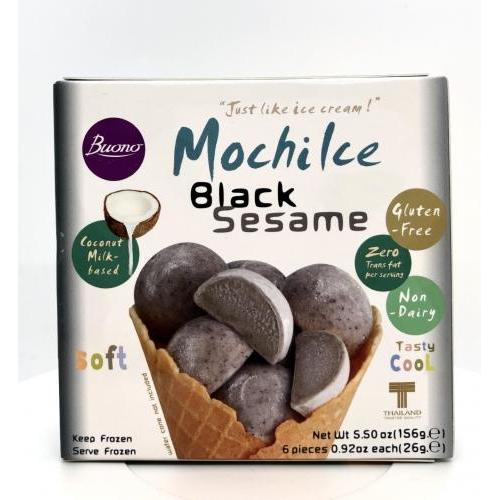 Buono Mochi Ice Cream- Black Sesame 156g