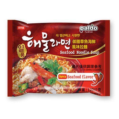 Paldo Seafood Flavour Noodle 120g