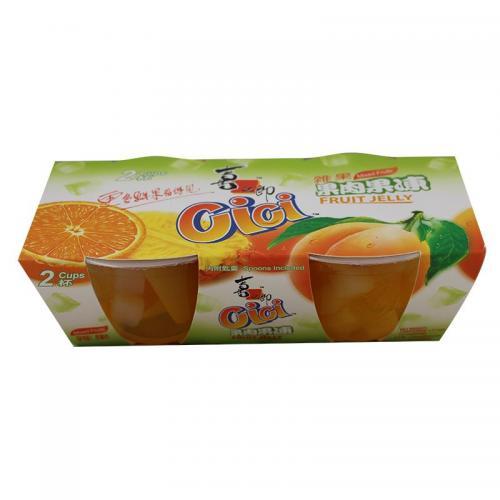 Xizhilang 2 Cups Mixed Fruit Jelly (200g*2 Cups) 400g