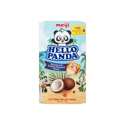 Meiji Hello Panda Biscuit With Coconut Filling 50g