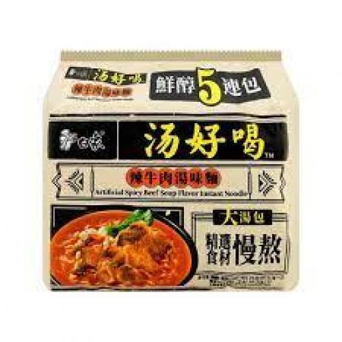 BAIXIANG Spicy Beef Noodle 5x112g