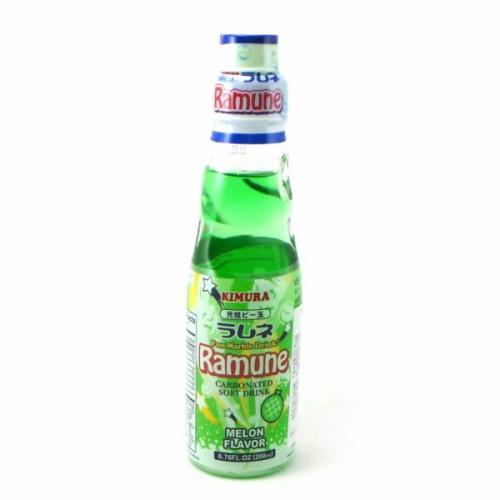 Kimura Ganso Ramune - Melon Flavour 200ml
