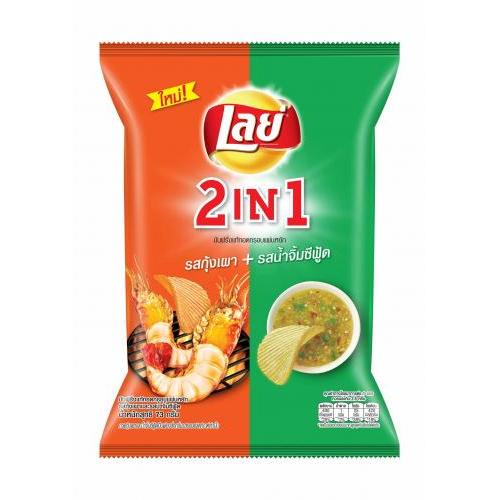 Lay's Potato Chips - Grilled Prawn And Seafood Sauce Flavor 50g