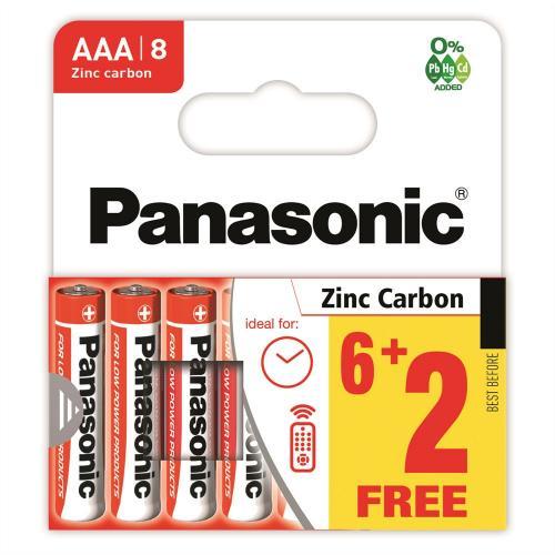 Panasonic 电池 AAA (8pcs) 1.5V