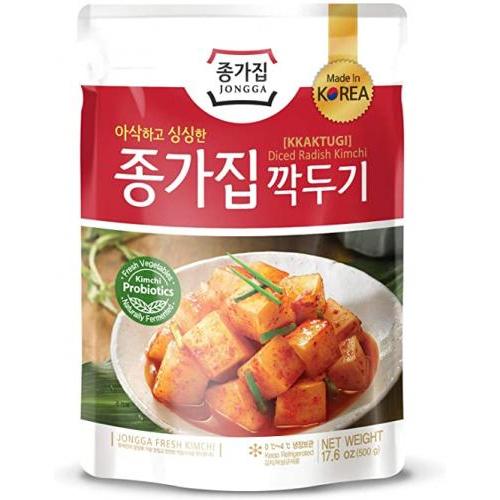 Chongga Kaktugi (Cut Radish Kimchi) 500g