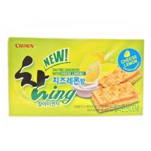 Crown New Charming Saltine Crackers With Cheese Lemon 135g