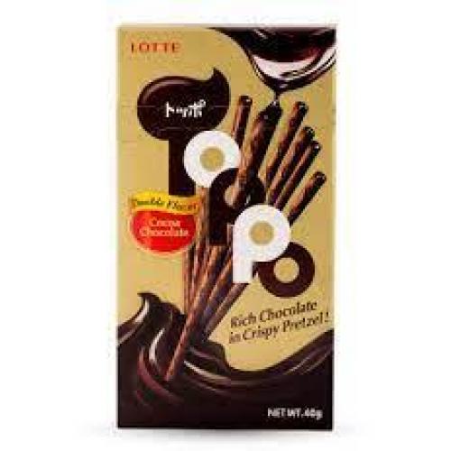 Lotte TOPPO Double-Choc 40g