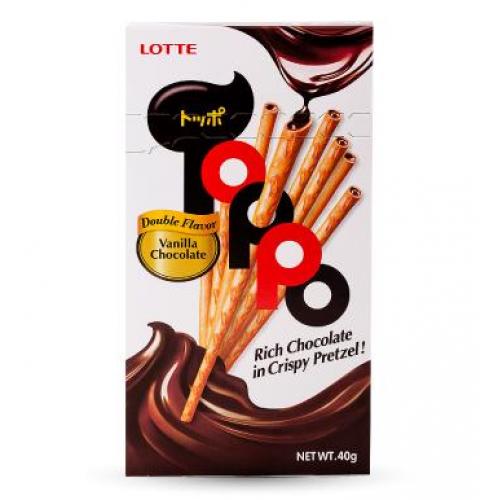 Lotte TOPPO Vanilla-Choc 40g