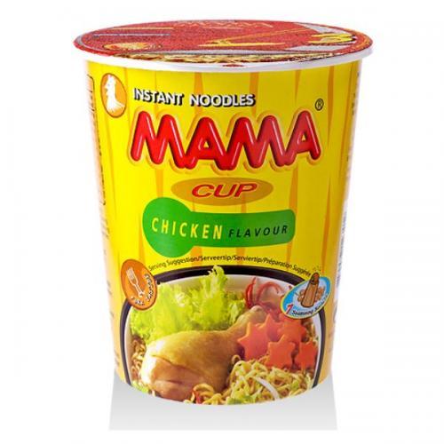 Mama Brand Instant Cup Noodles Artificial Chicken Flavour 70g