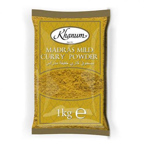 Khanum Madras Mild Curry Powder 220g