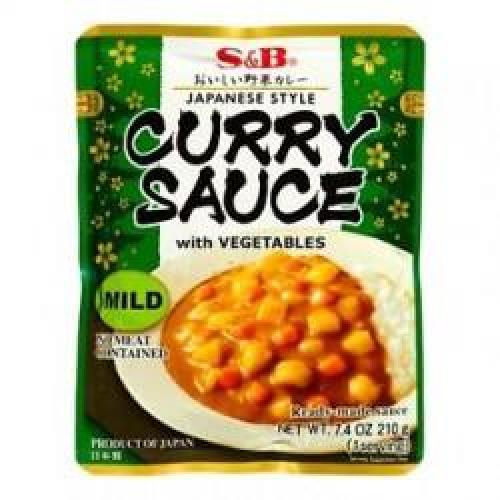 S&B Curry Sauce with Vegetable- Mild 210g