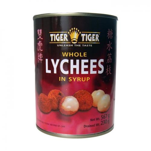 Tiger Tiger Whole Lychees in Syrup 567g