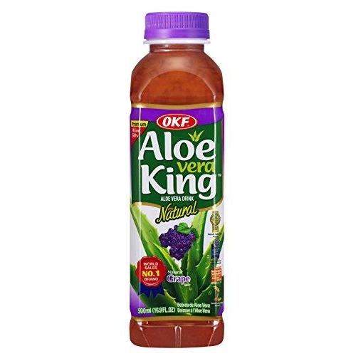 OKF Aloe Vera King 芦荟汁 (葡萄味) 500ml