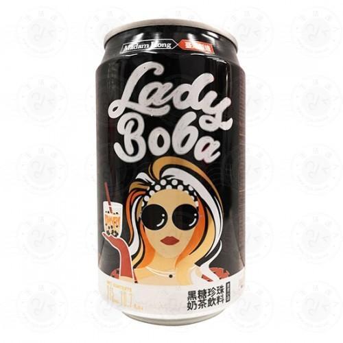 Madam Hong Lady Boba Canned Drink - Brown Sugar Bubble Tea 315ml