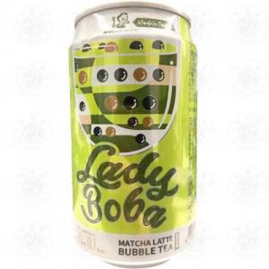 Madam Hong Lady Boba Canned Drink - Matcha Latte Bubble Tea 315ml