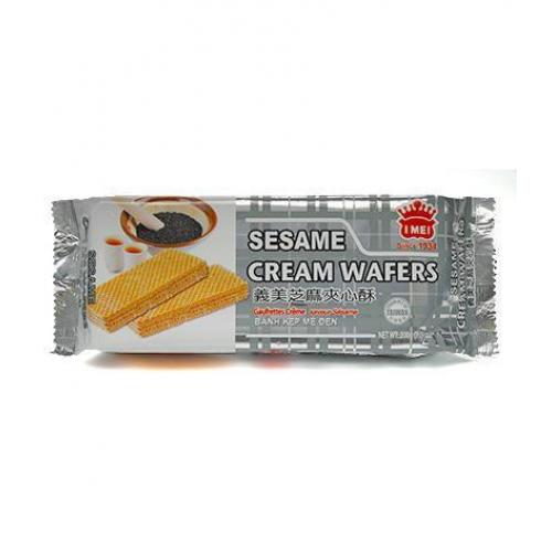 IMei Cream Wafer- Black Sesame 200g