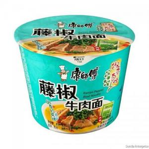 Master Kong Beef Noodles with Green Pepper 110g