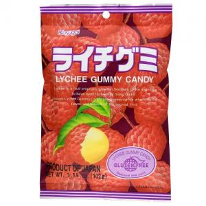 Kasugai Gummy Chews Lychee 102g