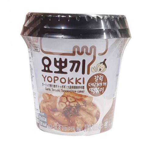 Young Poong Yopokki Cup - Garlic Teriyaki Topokki (Rice Cake) 120g