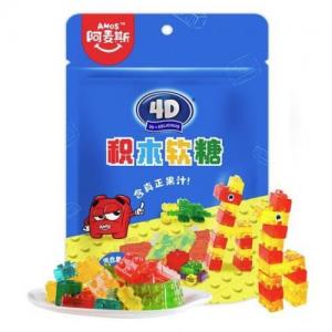 Amos 4D Block Soft Candy-Mix Flavours 72g