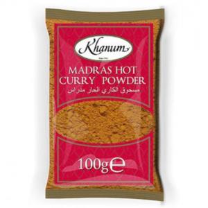 Khanum Madras Hot Curry Powder 100g