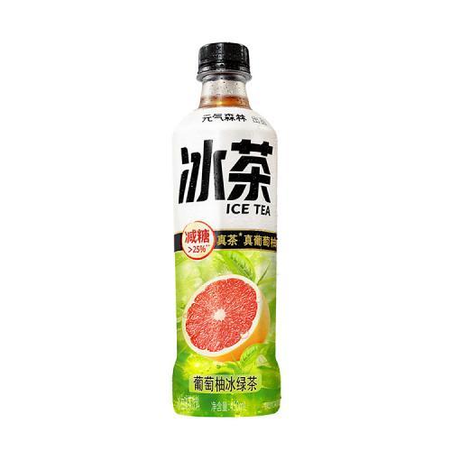 Genki Grapefruit Ice Green Tea 450ml