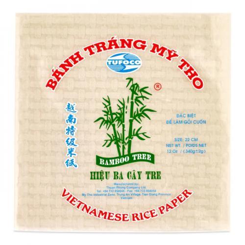 Bamboo Tree Rice Paper Square 340g