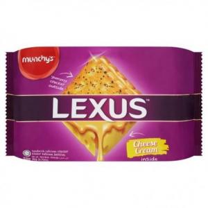 Munchys LEXUS Cream Sandwich Calcium Crackers 190g - Cheese