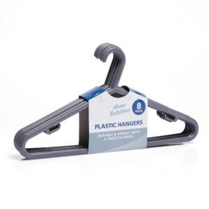 Home Solution Plastic Hangers 8pcs