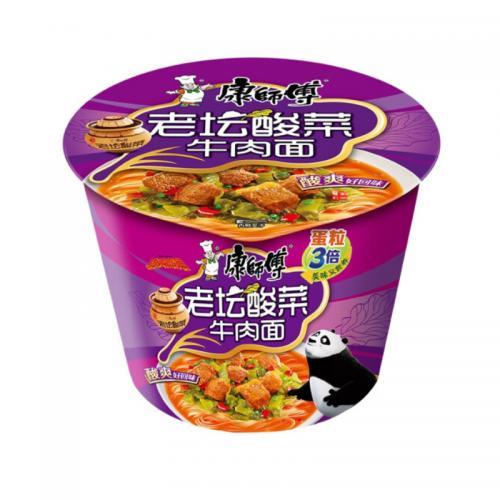 Master Kong Instant Bowl Noodle - Pickled Cabbage with Beef 122g