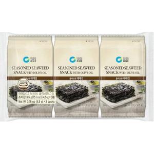 Chung Jung One Seasoned Seaweed Snack With Olive Oil 3*13.5g