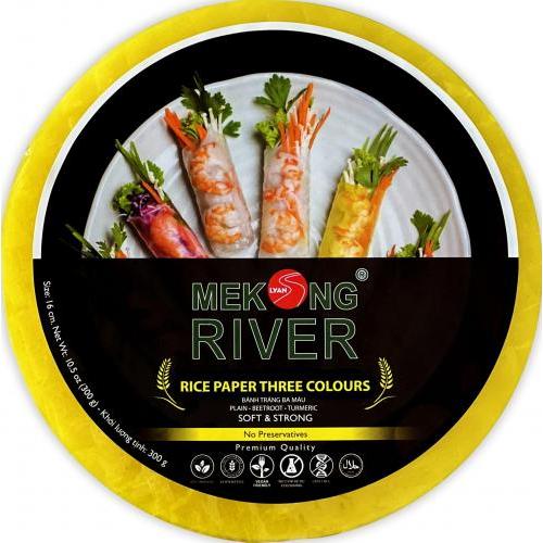 Mekong Rice Paper Three Colours*22cm 300g